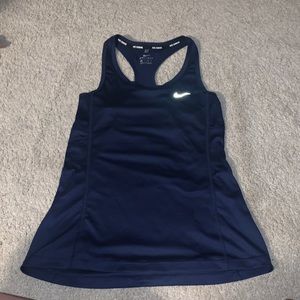 Navy Blue Nike Running Top